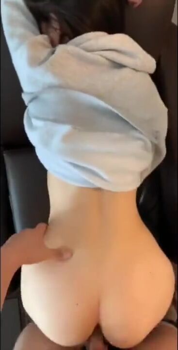 Cute Petite and Pale Girlfriend Fucked in Doggystyle