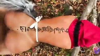 Doggy Style: Homemade Porn - Big Ass Red riding hood Hottest Outdoor Doggystyle #2