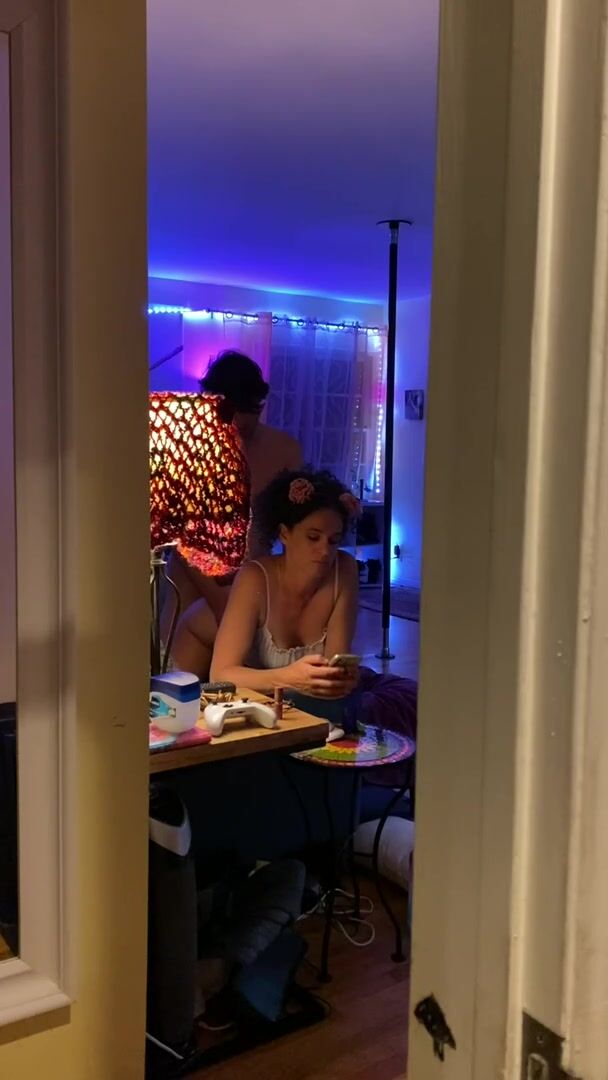 She was texting me how much she loved me while Fucking him.  MILF