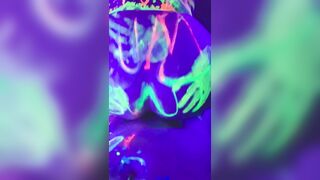 My hubby loves fucking me in the blacklights!